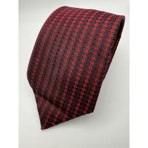 Modern Luxury Silk Necktie Mens‎ Classic Houndstooth Handmade Formal Tie
